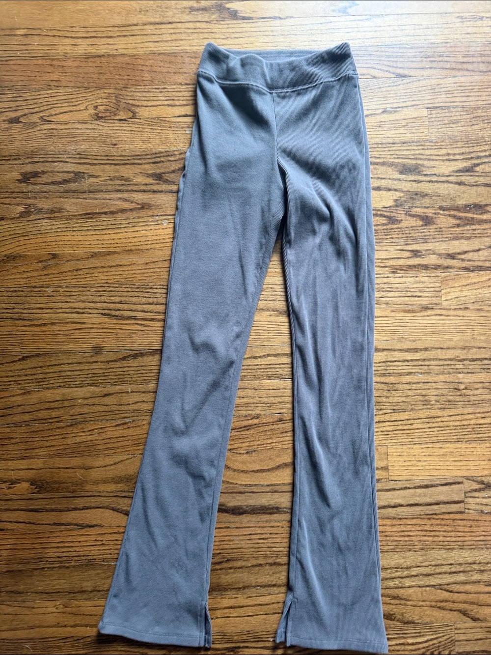 wild fable Ribbed Gray Leggings with Branded Tag